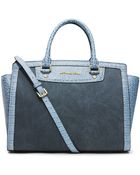 Michael Kors Michael Selma Pick Stitch Large Satchel - Lyst
