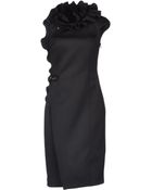 Class Roberto Cavalli Knee-Length Dress - Lyst