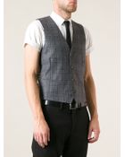 Etro Contrast Waistcoat - Lyst