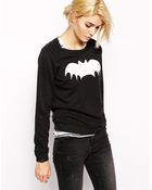 Zoe Karssen Sweatshirt with Bat Print - Lyst