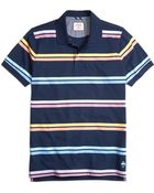 Brooks Brothers Two-Color Bar Stripe Polo Shirt - Lyst