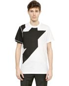Kris Van Assche Houndstooth Printed Cotton T-Shirt - Lyst
