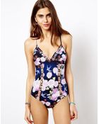 Seafolly Songbird Maillot Swimsuit - Lyst