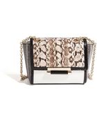 Diane von Furstenberg Snake Mini Shoulder Bag - Lyst