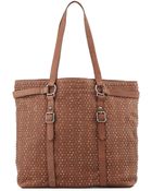 Ash Axel Studded Tabbed Tote Bag - Lyst