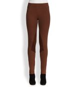 Donna Karan New York Suedepaneled Leggings - Lyst