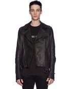 Balmain Leather Jacket - Lyst