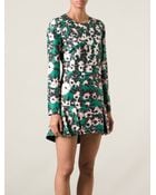 Marni Flower Print Dress - Lyst