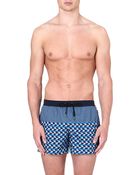Dan Ward Geometric-print Swim Shorts - Lyst