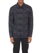Officine Generale Camo Jacquard Jacket - Lyst