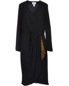 Class Roberto Cavalli Knee-Length Dress - Lyst