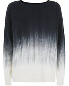 Vince Painted Crew Neck Sweater - Lyst