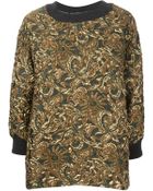 Dolce & Gabbana Embossed Flower Top - Lyst
