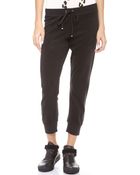 Juicy Couture Terry Slim Capri Pants - Lyst