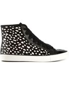 Tory Burch Hi Top Sneaker - Lyst
