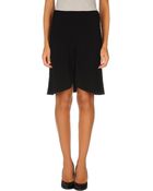 Emporio Armani Knee Length Skirt - Lyst