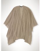 Lauren by Ralph Lauren Wool-Cashmere Wrap - Lyst