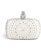 Alexander McQueen Stud Leather Punk Skull Box Clutch - Lyst