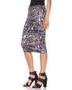 McQ by Alexander McQueen Contour Skirt - Lyst