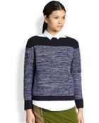 Marc By Marc Jacobs Julie Ribbed Wool & Cashmere Colorblock Sweater - Lyst