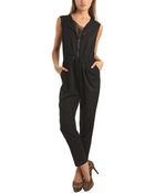 3.1 Phillip Lim Sleeveless Jumpsuit In Black - Lyst