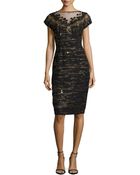 Carolina Herrera Embellished Tweed Evening Dress - Lyst