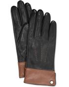 Lauren by Ralph Lauren Two Tone Thinsulate Glove - Lyst