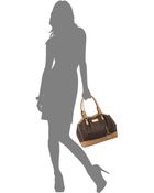 Calvin Klein Monogram Satchel - Lyst