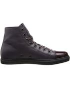 Marc Jacobs Leather Hitop Trainer - Lyst