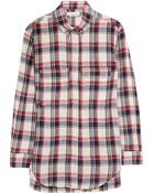 Etoile Isabel Marant Upton Plaid Linenblend Shirt - Lyst