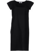 Jil Sander Kneelength Dress - Lyst