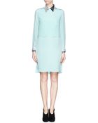 3.1 Phillip Lim Sequin Collar Silk Shirt Dress - Lyst