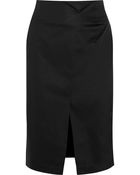 Jil Sander Stretch-Cotton Pencil Skirt - Lyst