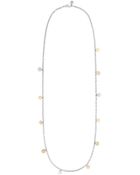Tory Burch Logo Charm Rosary Necklace - Lyst