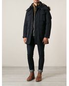 C P Company Detachable Padded Lining Hooded Parka - Lyst