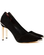 Ted Baker Pointed High Top Court Shoes - Lyst