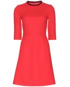 Victoria, Victoria Beckham Wool Crepe Dress - Lyst