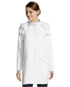 Vince Winter White Wool Fur Lined Hooded Coat - Lyst