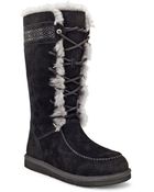 Ugg Tularosa Suede Sheepskin Boots - Lyst