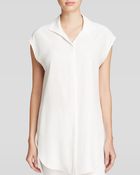 Lafayette 148 New York Kaimee Silk Blouse - Lyst