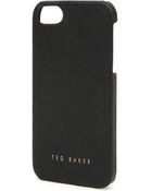 Ted Baker Crosshatch Iphone Case - Lyst