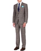 Richard James Prince Of Wales Check Wool Suit - Lyst