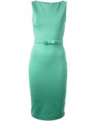 DSquared² Fitted Bow Detail Dress - Lyst