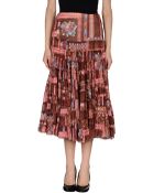 Shirt Passion Knee Length Skirt - Lyst