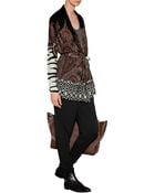 Donna Karan New York Jersey Layered Tunic Tank Top - Lyst