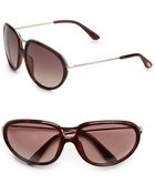Tom Ford Eyewear Faye Metal & Acetate Sunglasses - Lyst