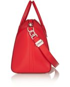 Givenchy Medium Antigona Bag in Red Leather - Lyst