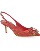 Dolce & Gabbana Cannoli Slingback - Lyst