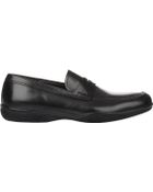 Prada Apron-Toe Penny Loafers - Lyst