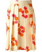 Andrea Incontri Pleated Skirt - Lyst
